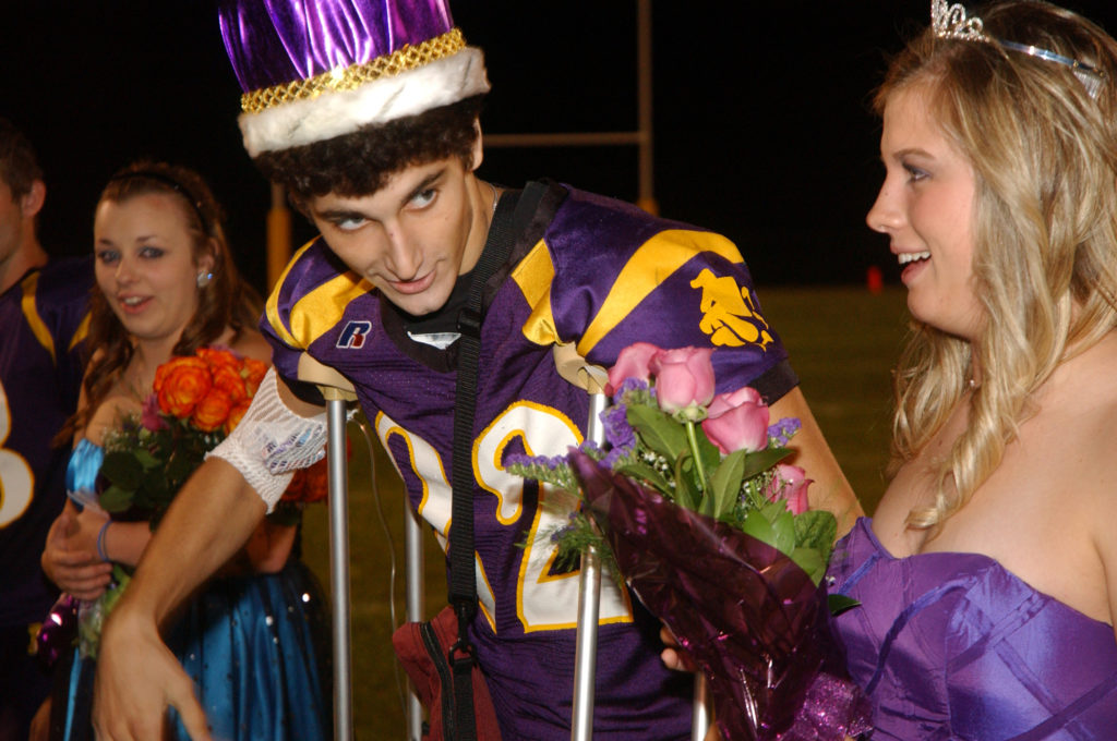 McLouth senior Trevor Roberts named king in wake of leg